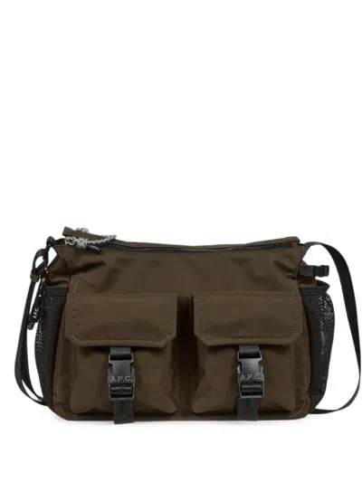 A.p.c. Trek Buckle-fastening Shoulder Bag In Pattern