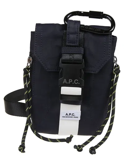 Apc Trek Crossbody Pouch In Blue
