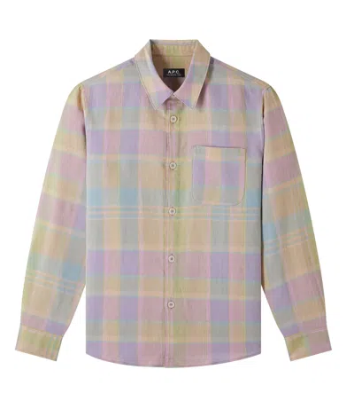 Apc Trek Overshirt In Brown