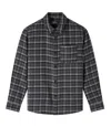 Apc Trek Overshirt In Lad - Charcoal Gray