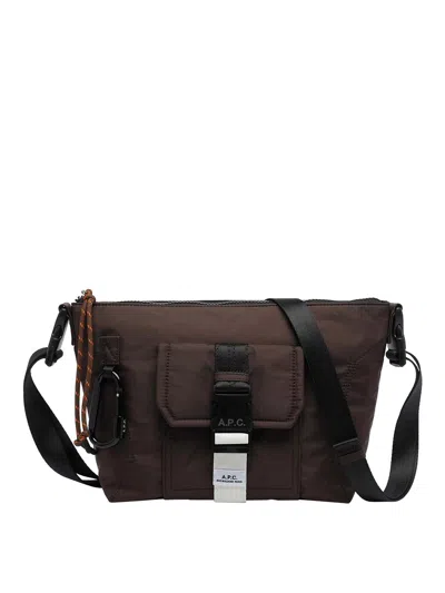 Apc Trek Satchel Bag In Brown