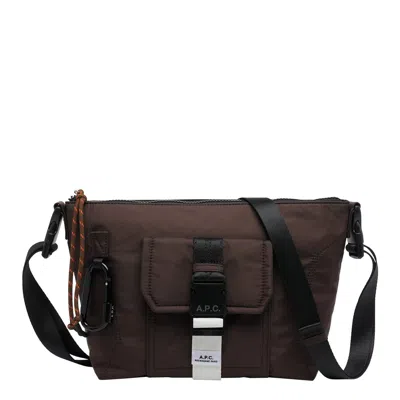 Apc Trek Satchel Bag In Brown