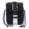 Apc A.p.c. Black Fabric Trek Crossbody Bag In Black