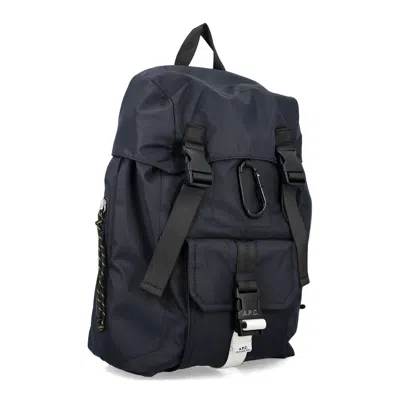 Apc A.p.c. Trek Technical Backpack In Blue
