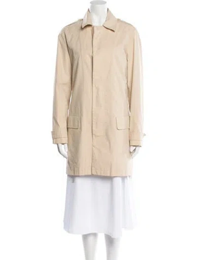 Pre-owned Apc Trench Coat In Brown