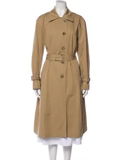 Pre-owned Apc Trench Coat In Brown
