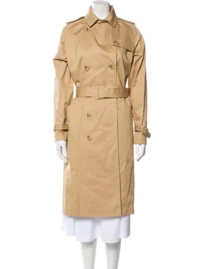 Pre-owned Apc Trench Coat In Brown