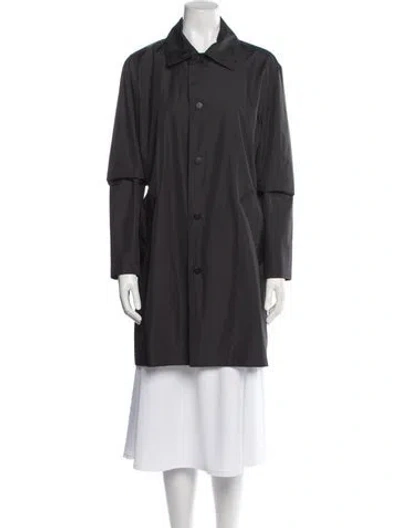 Pre-owned Apc Trench Coat In Gray