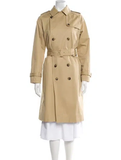 Pre-owned Apc Trench Coat In Neutral