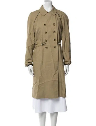 Pre-owned Apc Trench Coat In Neutral