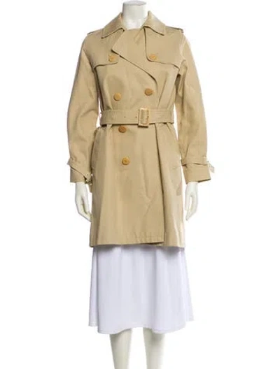 Pre-owned Apc Trench Coat In Neutral