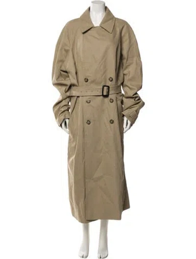 Pre-owned Apc Trench Coat In Neutral