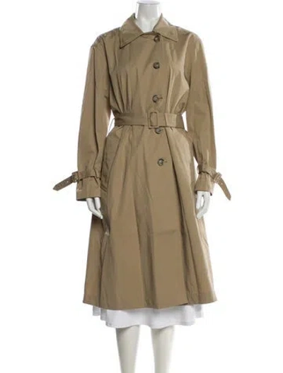Pre-owned Apc Trench Coat In Neutral