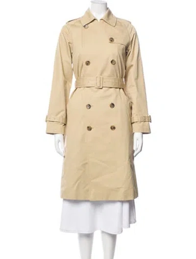 Pre-owned Apc Trench Coat In Neutral