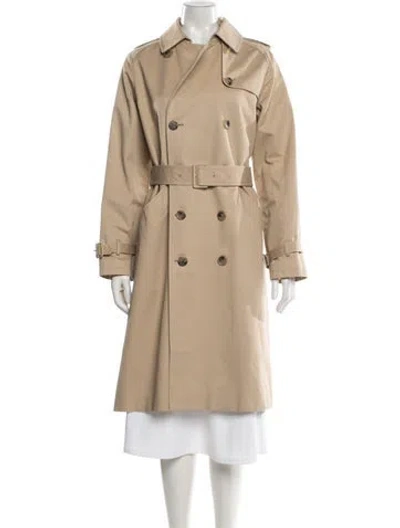 Pre-owned A.p.c. Trench Coat In Neutral
