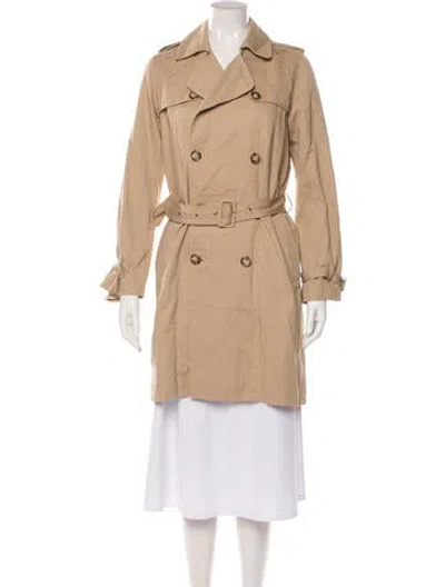 Pre-owned A.p.c. Trench Coat In Neutral