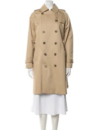 Pre-owned A.p.c. Trench Coat In Neutral