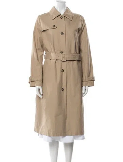 Pre-owned A.p.c. Trench Coat In Neutral