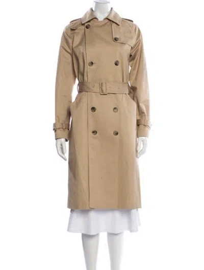 Pre-owned A.p.c. Trench Coat In Neutral