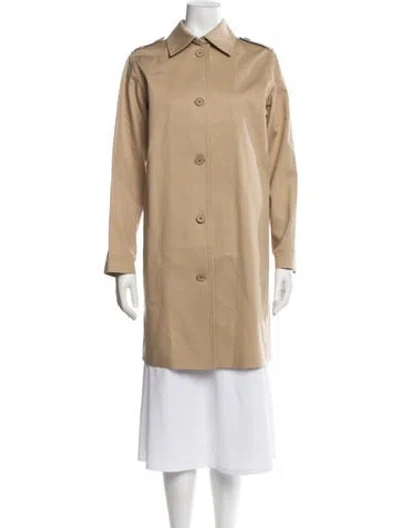 Pre-owned A.p.c. Trench Coat In Neutral