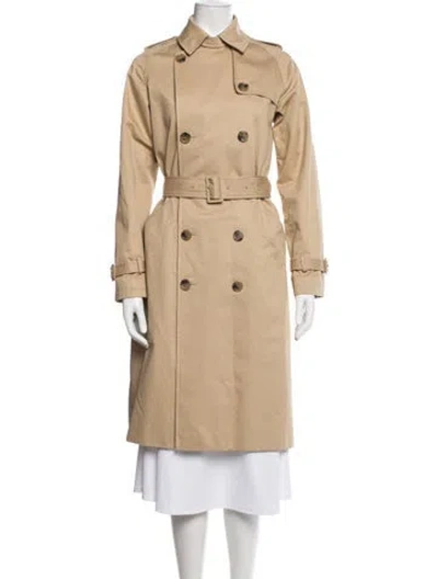 Pre-owned A.p.c. Trench Coat In Neutral