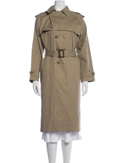 Pre-owned A.p.c. Trench Coat In Neutrals