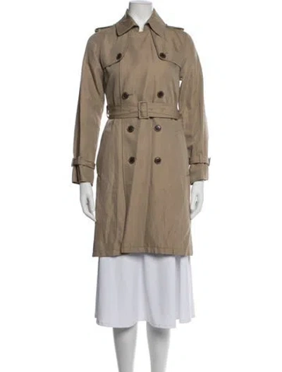 Pre-owned A.p.c. Trench Coat In Neutrals