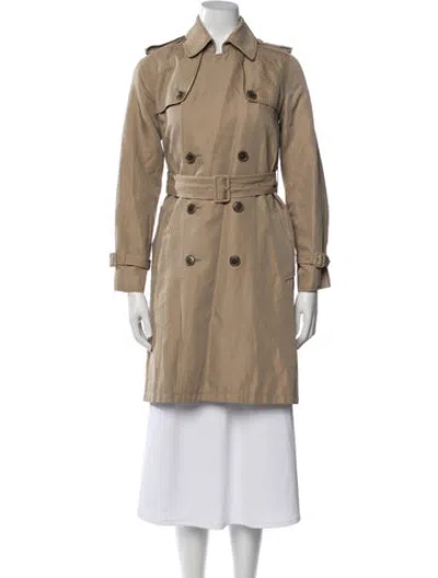 Pre-owned A.p.c. Trench Coat In Neutrals