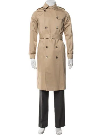 Pre-owned A.p.c. Trench Coat In Neutrals