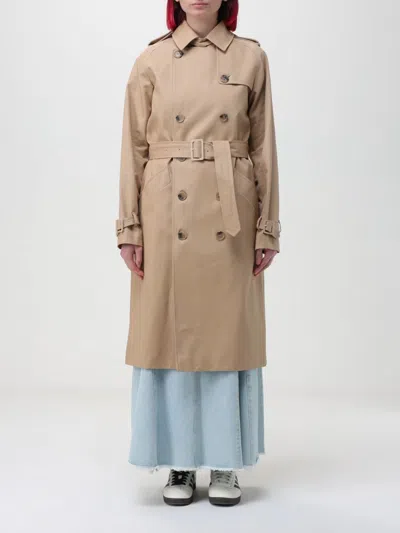 Apc Trench Coat Woman A.p.c. In Brown