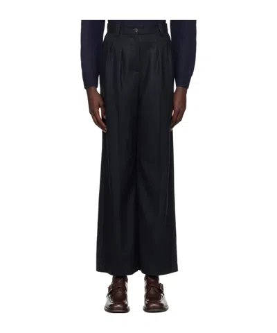 Apc Tressie High-rise Casual Pants In Black