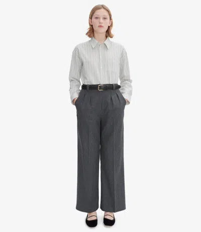 Apc Tressie Pants 42 Heather Charcoal Gray