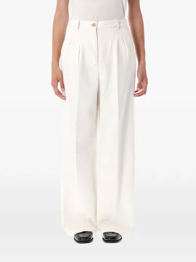 A.p.c. A. P.c. High-rise Wide-leg Trousers In Animal Print
