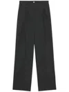 Apc Gray Tressie Trousers In Grey