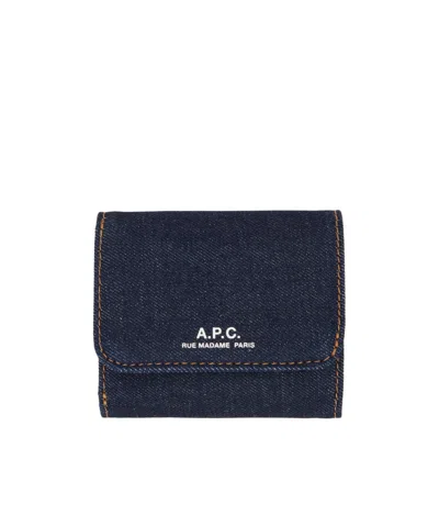 Apc Trifold Wallet In Purple