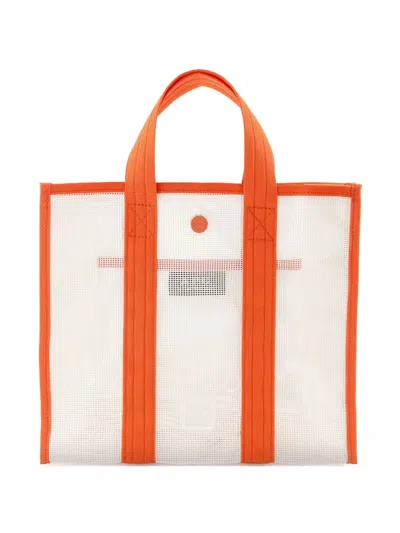 A.p.c. Louise Small Shopper Bag In Orange