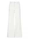 Apc Clinteau High-rise Wide-leg Jeans In White