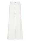 Apc Clinteau High-rise Wide-leg Jeans In Beige