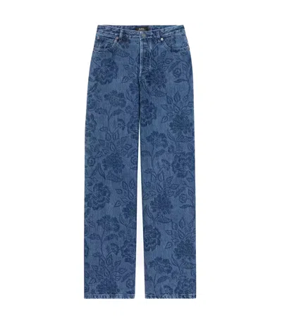 APC A.P.C. TROUSERS BLUE