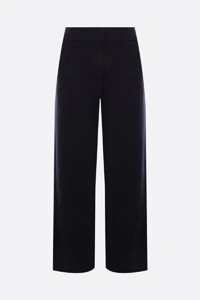 Apc Wide Leg Trousers In Blue