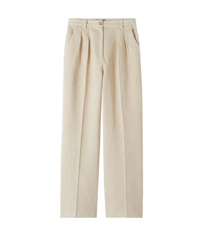 Apc A.p.c. Trousers In Neutral