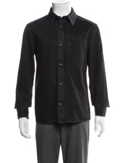 Pre-owned A.p.c. Trucker Jacket In Black