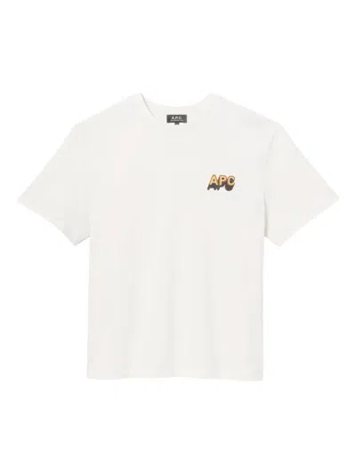 Apc A.p.c. Tshirt In White