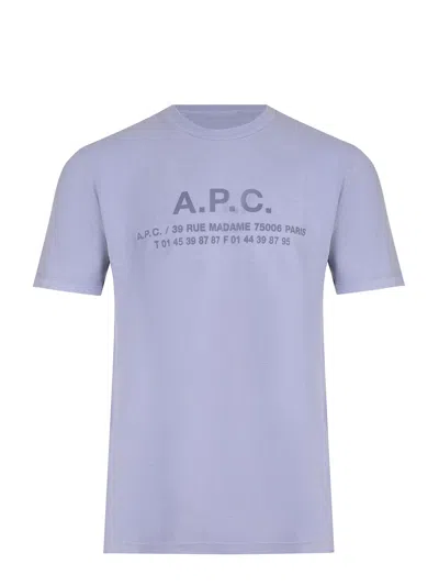 A.p.c. T-shirt In Blue
