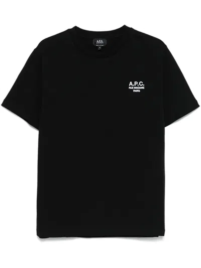 A.p.c. Rue Madame T-shirt In Black