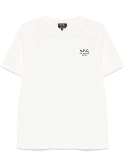 A.p.c. Rue Madame T-shirt In White