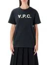 Apc A.p.c. Standard Grand Vpc Cotton T-shirt In Black