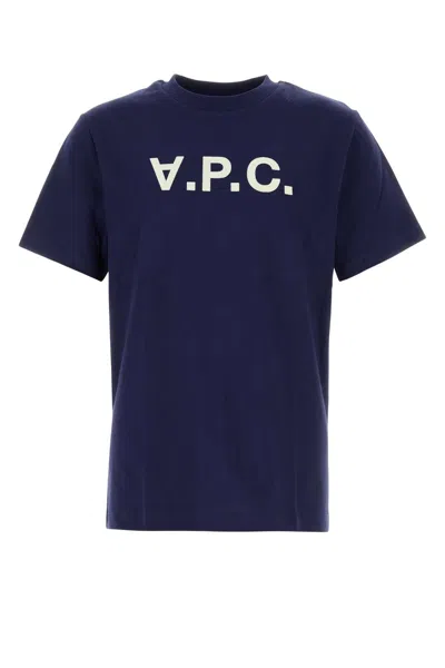 A.p.c. T-shirt Standard Grand Vpc In Blue