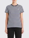A.p.c. A. P.c. Regular Fit Striped T-shirt In Multi