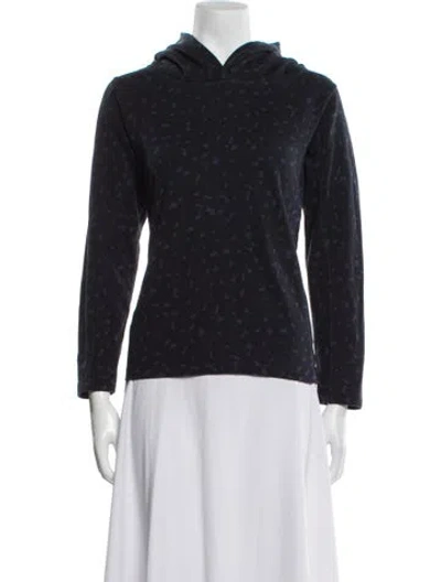 Pre-owned Apc Turtleneck Long Sleeve Sweatshirt In Blue